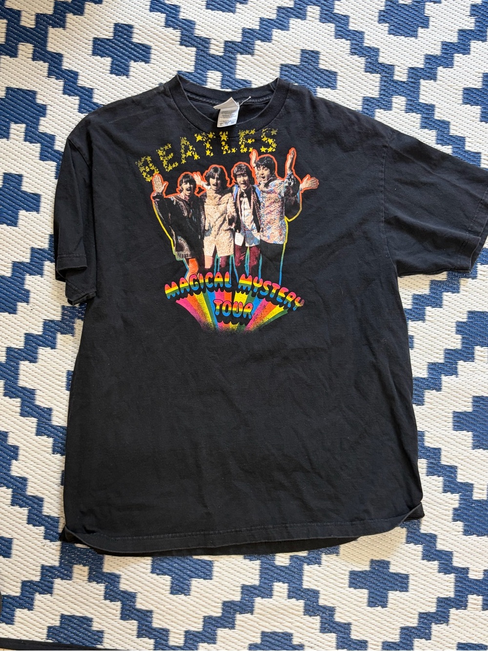 Vintage The Beatles Magical Mystery Tour Rock Band Shirt 2007 XL